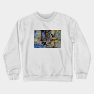 Cute cats watercolor Crewneck Sweatshirt